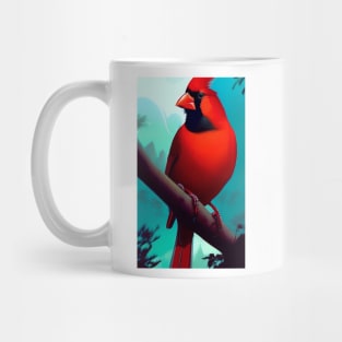 Red Bird Cardinal Mug